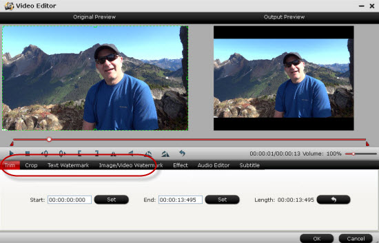 Edit H.265 HEVC video files