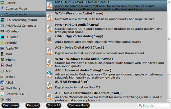 How you do convert MP3 audio to an iPod format?