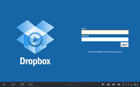 Dropbox-login