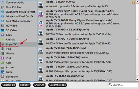 convert mkv to apple tv 4