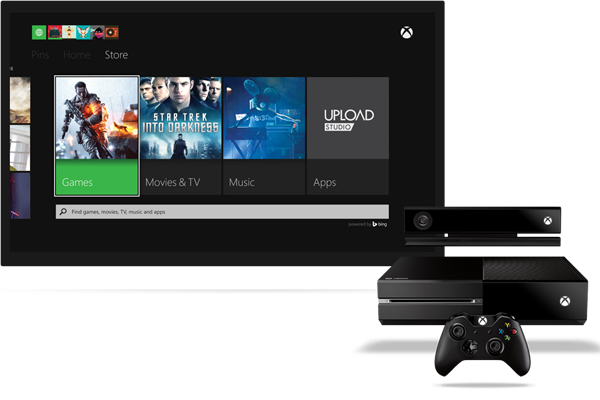 Stream video to tv via Xbox One